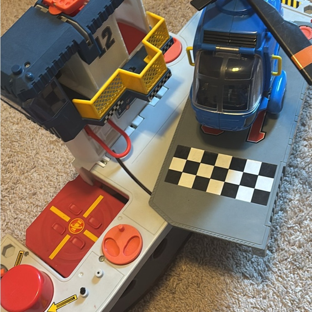 Kids Toy Aircraft Carrier Helicopter Playset
